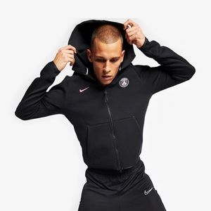 Nike x PSG Hoodie Black AH5204-010 Size L